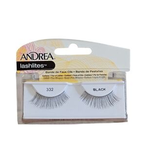 Andrea Strip Lashes Style 332 Black Eyelashes